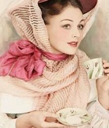lady drinking tea