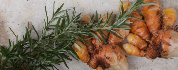 turmeric and rosemary